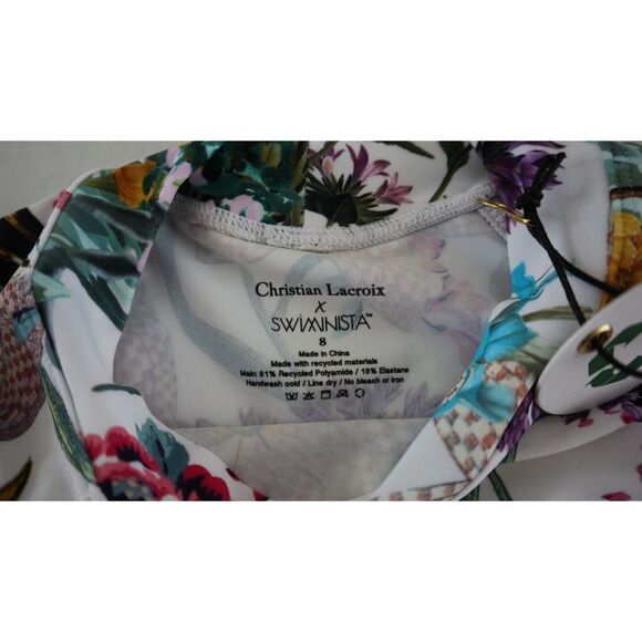 Christian Lacroix Swiminista x Kid's Sz 8 Josephine Heavenly Rashguard Shirt - Picture 5 of 5